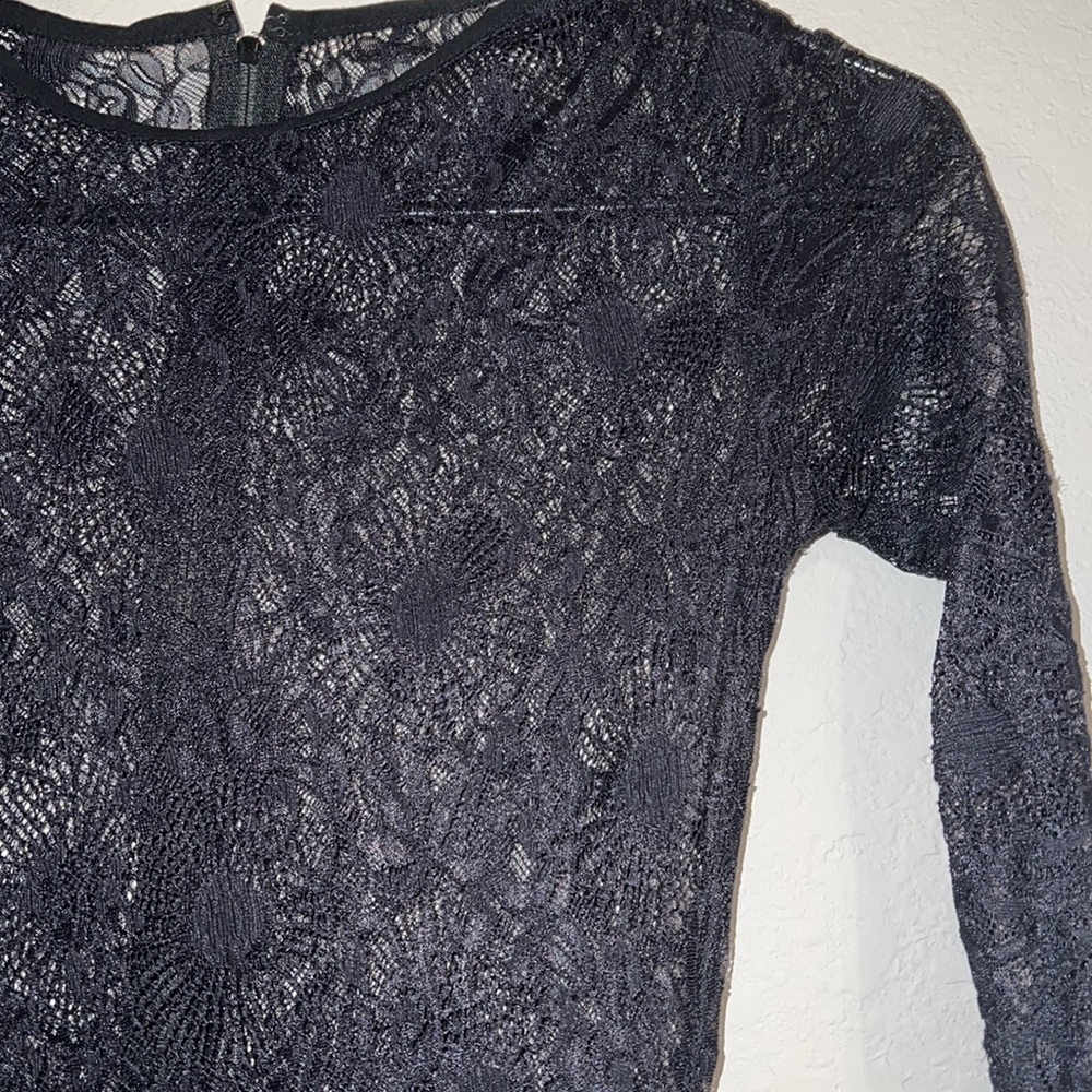 Black long sleeve dress